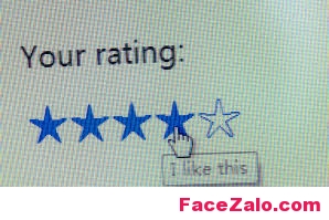 Facebook Fanpage đã có Reviews Box (Star ratings, xếp hạng).