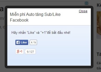 Tăng Like Facebook và Google+1 cho Web/blog Tăng Like Facebook và Google+1 cho Web/blog 