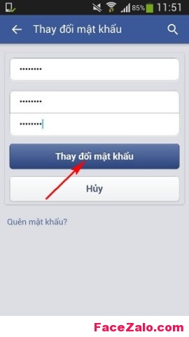 Làm sao đổi Mật khẩu Facebook trên điện thoại?