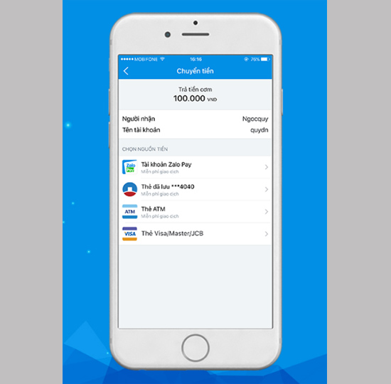 Cách chuyển tiền bằng tài khoản Zalo Pay